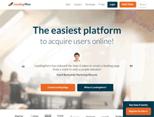 Tablet Screenshot of landinghero.com